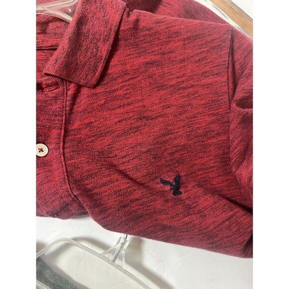 Lot 2 Y2K American Eagle Polo Shirts - Men’s S Classic Fit - Red, Green. Dd - Picture 2 of 7